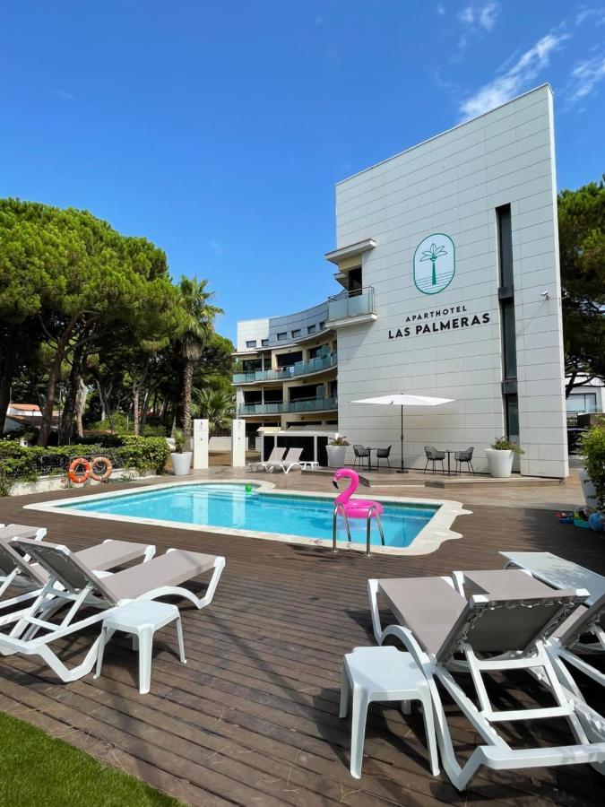 Aparthotel Las Palmeras 卡斯特尔德费尔斯 外观 照片
